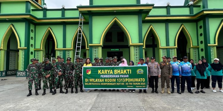 Karya Bakti HUT TNI ke-80 di Marisa: Wujud Nyata Sinergi dan Kepedulian Sosial